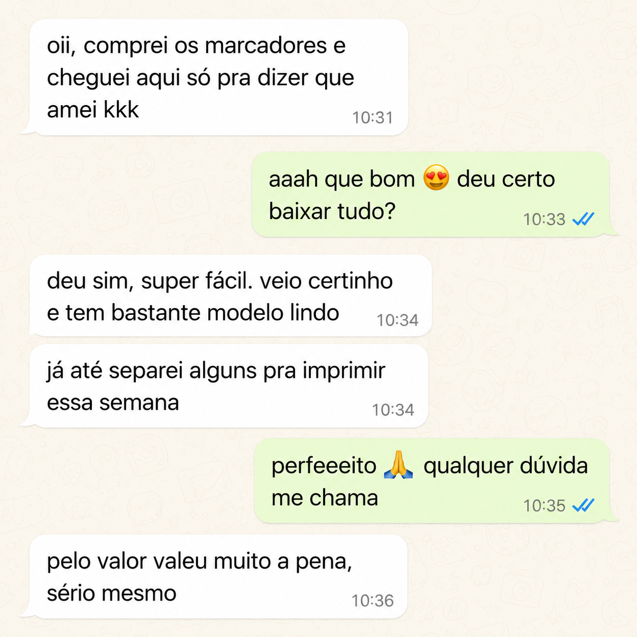 Depoimento de cliente 1