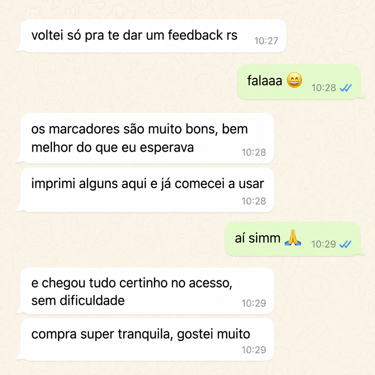 Depoimento de cliente 2
